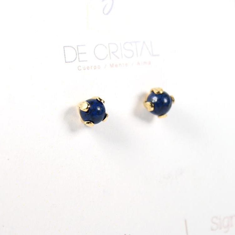 Aretes lapislázuli- equilibrio emocional