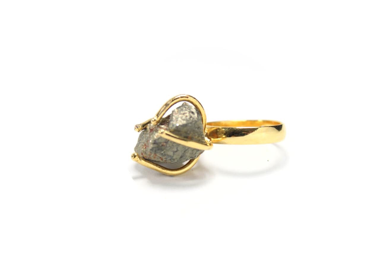Anillo pirita- prosperidad