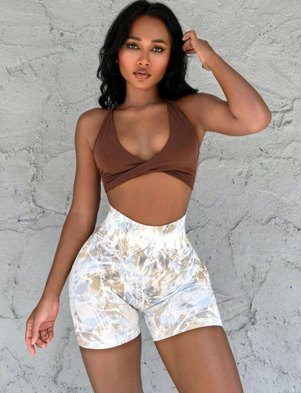 LICRA CORTA LISA TIE DYE