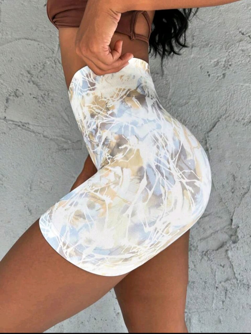 LICRA CORTA LISA TIE DYE