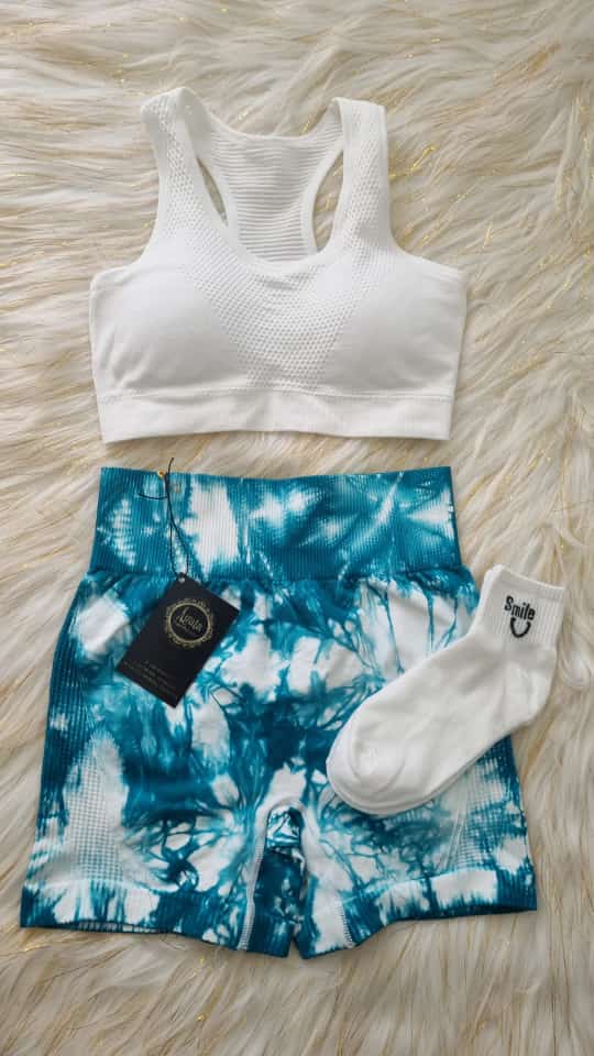 LICRA CORTA LISA TIE DYE