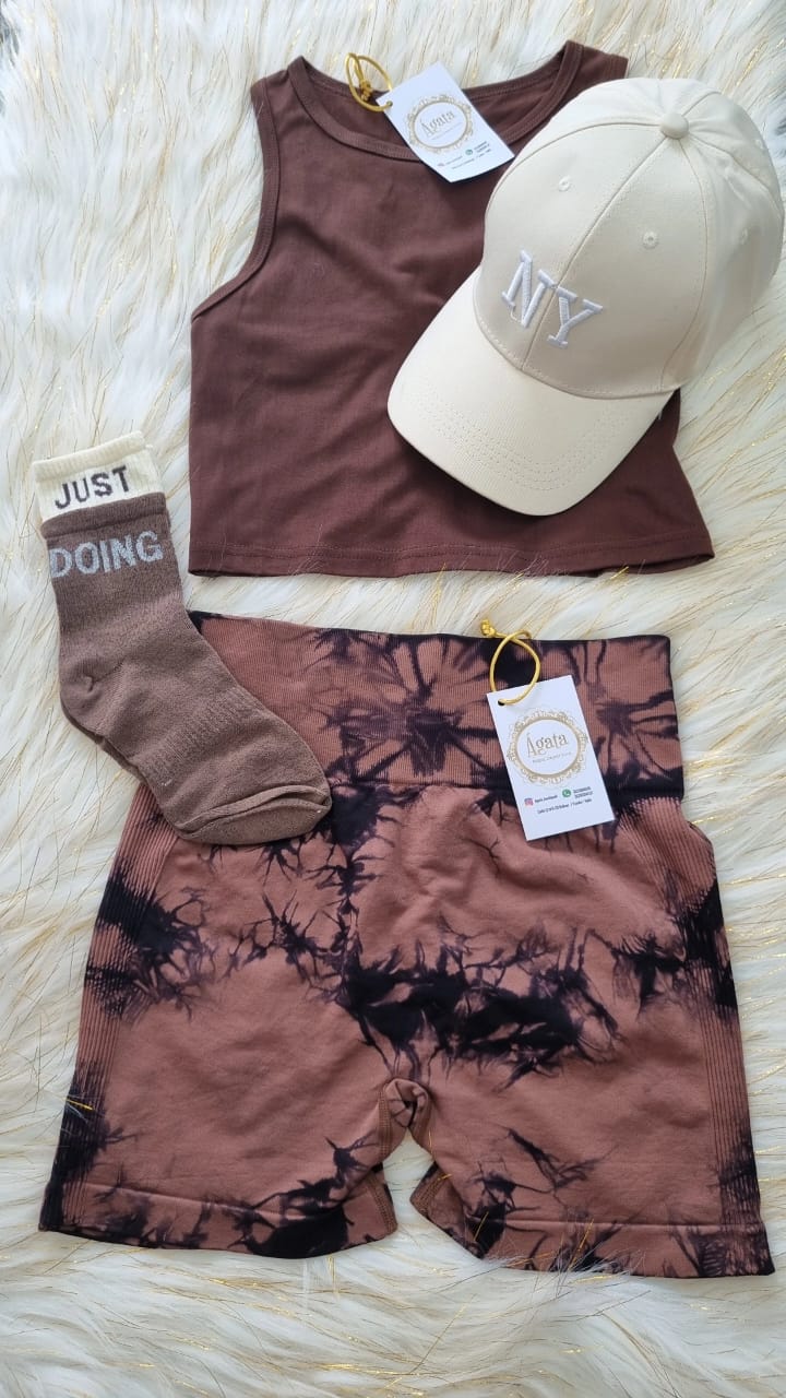 LICRA CORTA LISA TIE DYE