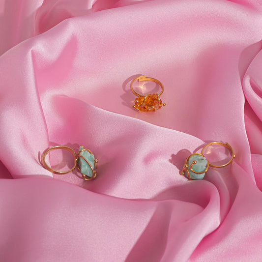 Anillo morralla de esmeralda